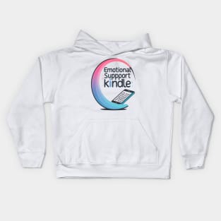 Emotional Support Kindle Kids Hoodie